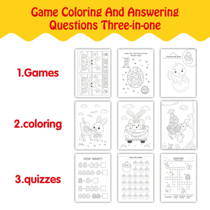 8pcs Easter Coloring Books for Kids