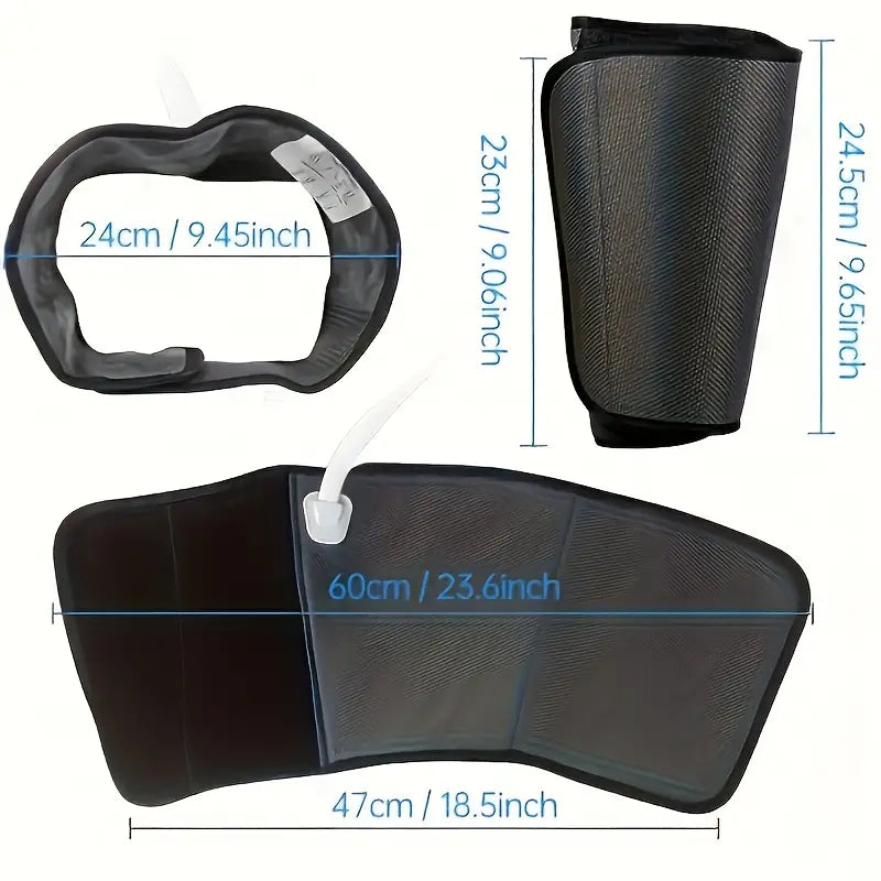 Leg Massager for Circulation with Air Compression & Heat(Gray)