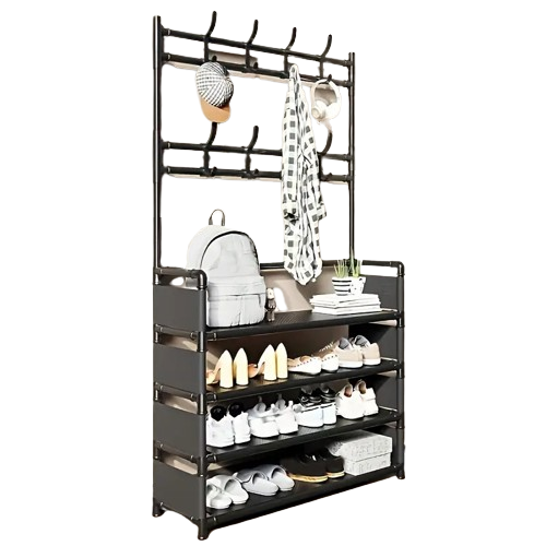 Two-in-One Wonder: A Shoe Rack and Coat Rack in Perfect Harmony
