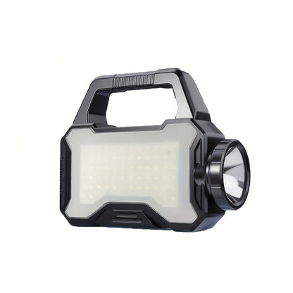 Rechargeable Portable Solar LED Flashlight (1200mAh)
