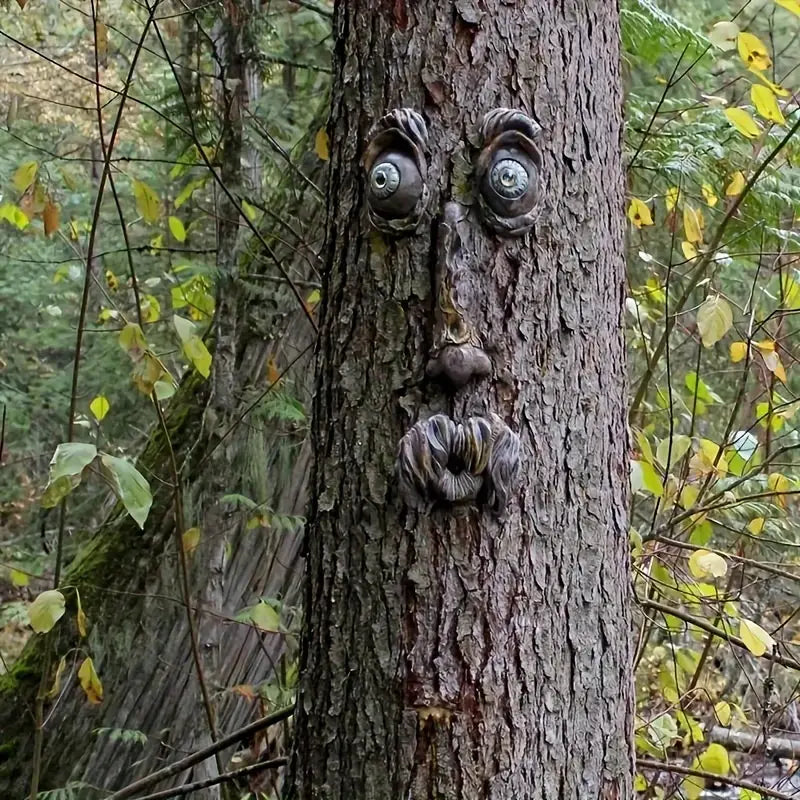 3Pcs Tree Faces - Tree Hugger Statues