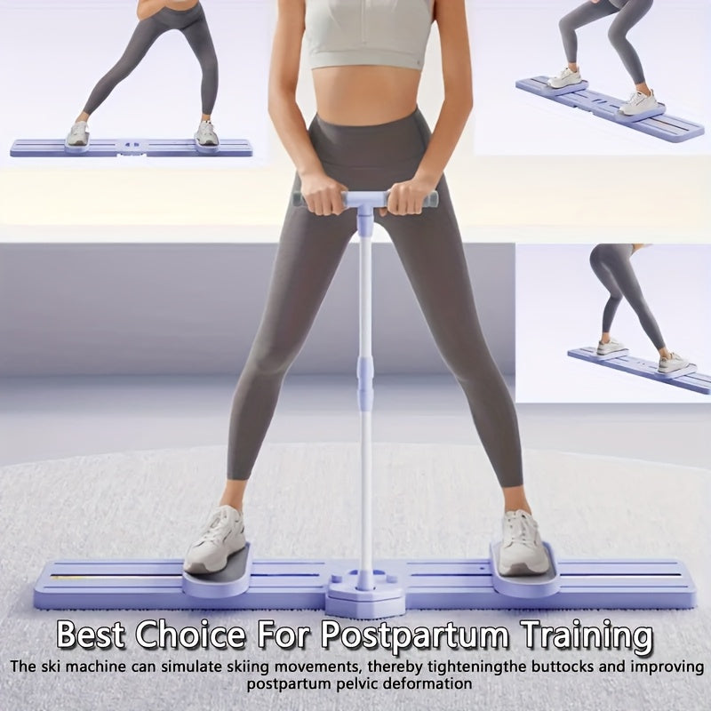 5-in-1 Fitness Core Trainer with Handles & Wheels