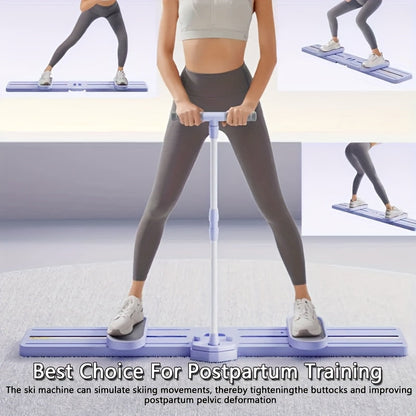 5-in-1 Fitness Core Trainer with Handles & Wheels