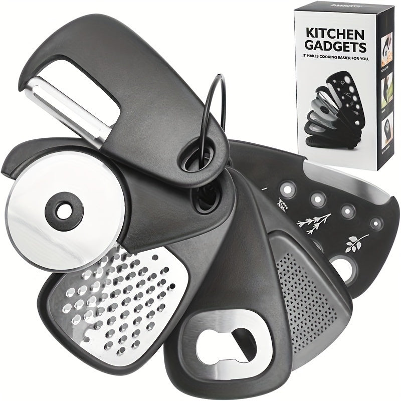 Kitchen Gadget Set Stainless Steel for RV & Camping (6pcs)