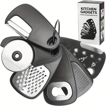 Kitchen Gadget Set Stainless Steel for RV & Camping (6pcs)