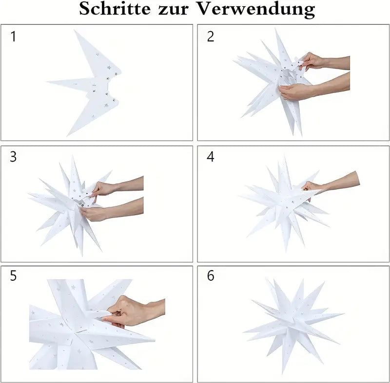 Radiant Spectrum: LED 3D Moravian Star Light