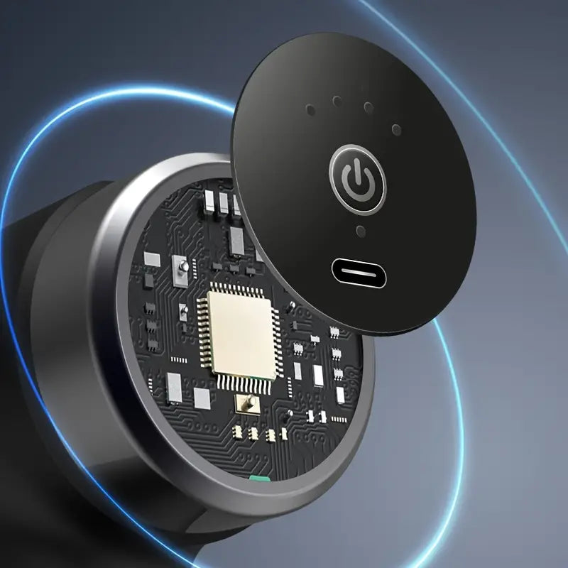 1pc Portable Mini Massage Gun - Deep Tissue Muscle Massager (Black)