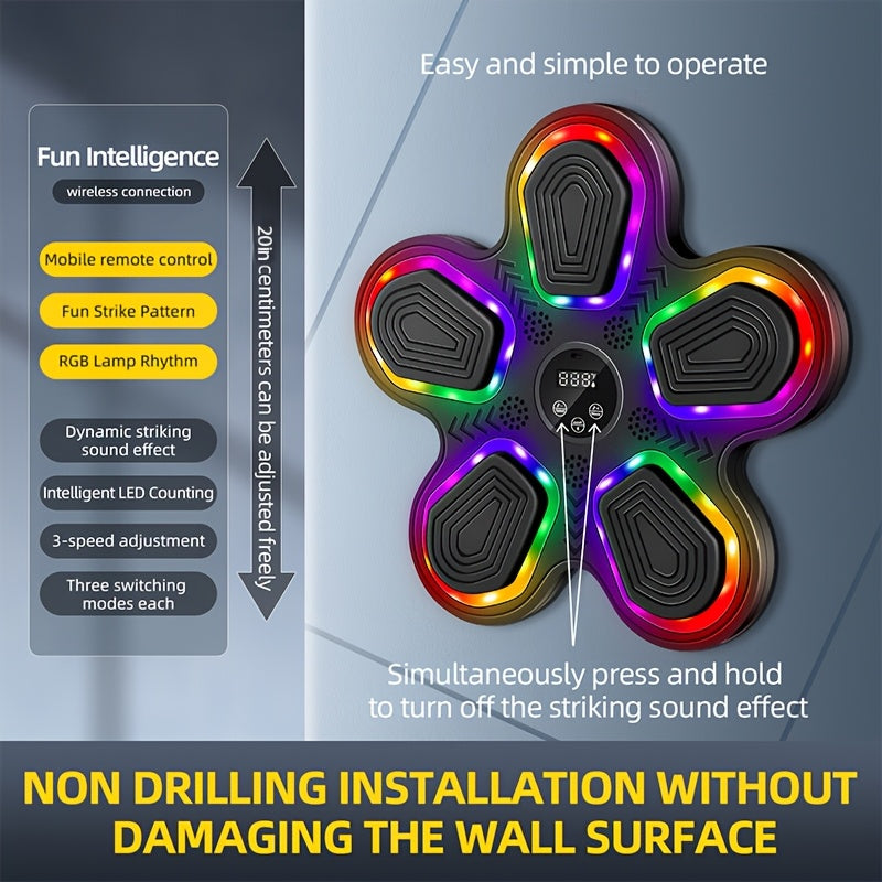 Smart Music Boxing Machine Wall Target Trainer