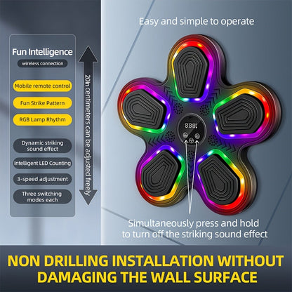 Smart Music Boxing Machine Wall Target Trainer