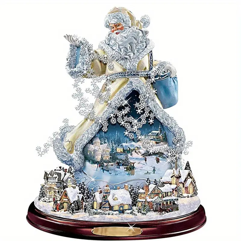 Santa Claus Hanging Christmas Tree Decoration - 10Pcs/Set