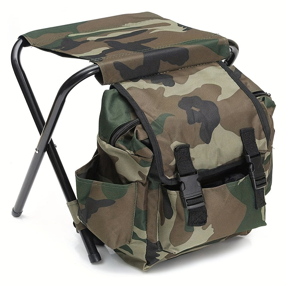 Camping Folding Chair with Backpack Picnic Bag
