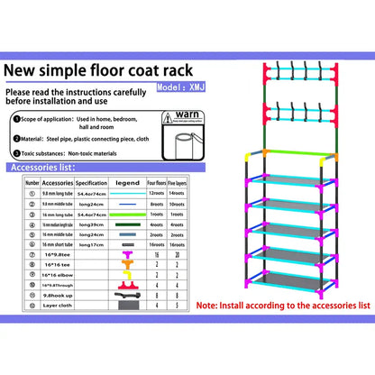 Two-in-One Wonder: A Shoe Rack and Coat Rack in Perfect Harmony