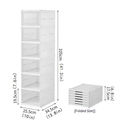 Foldable Shoe Organizer Box