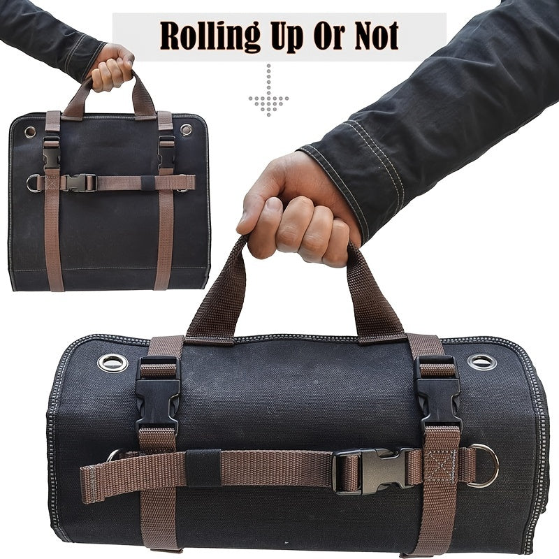 Mechanic's Roll Tool Bag Organizer