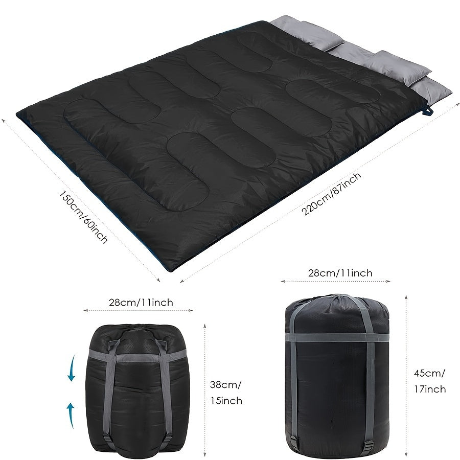 Double Sleeping Bag Queen XL for Camping