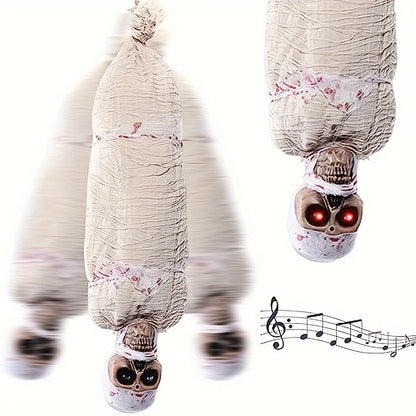 Hanging Mummy – Battery-Powered Fabric Ornament
