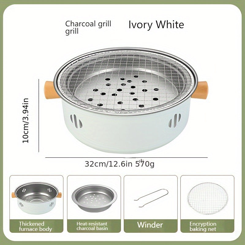 Portable Smokeless Charcoal Grill & Tea Stove