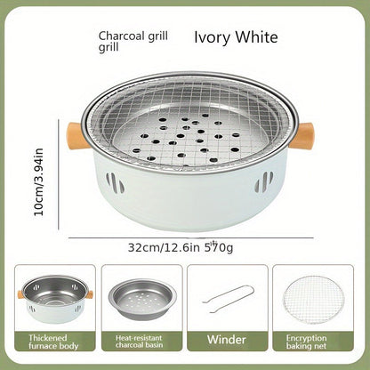 Portable Smokeless Charcoal Grill & Tea Stove