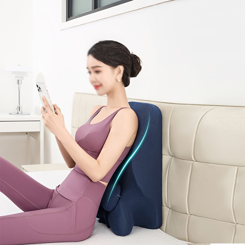 Ergonomic Bed Pillow with Detachable Headrest Support