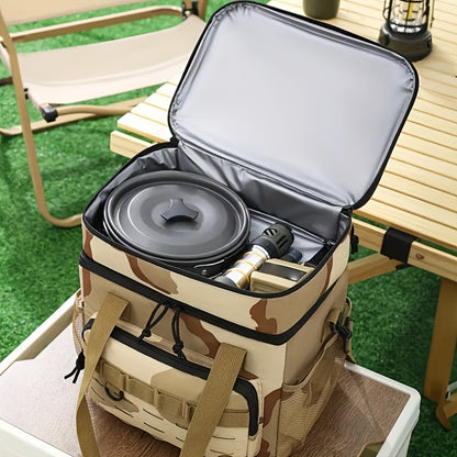 Large Outdoor Double-Layer Crossbody Bag