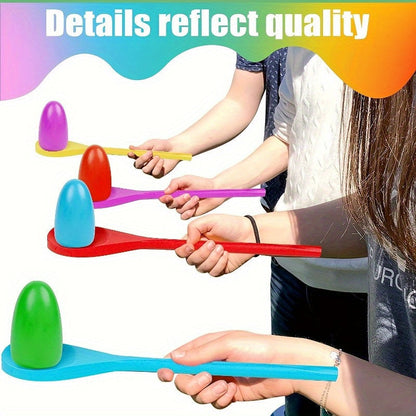 Wooden Egg Spoon Set for Outdoor Yard Games