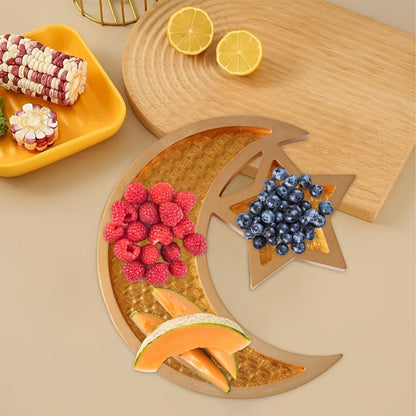 Gold Eid Mubarak Wooden Dessert Tray