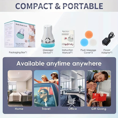 Body Sculpting Machine Cellulite Massager - White