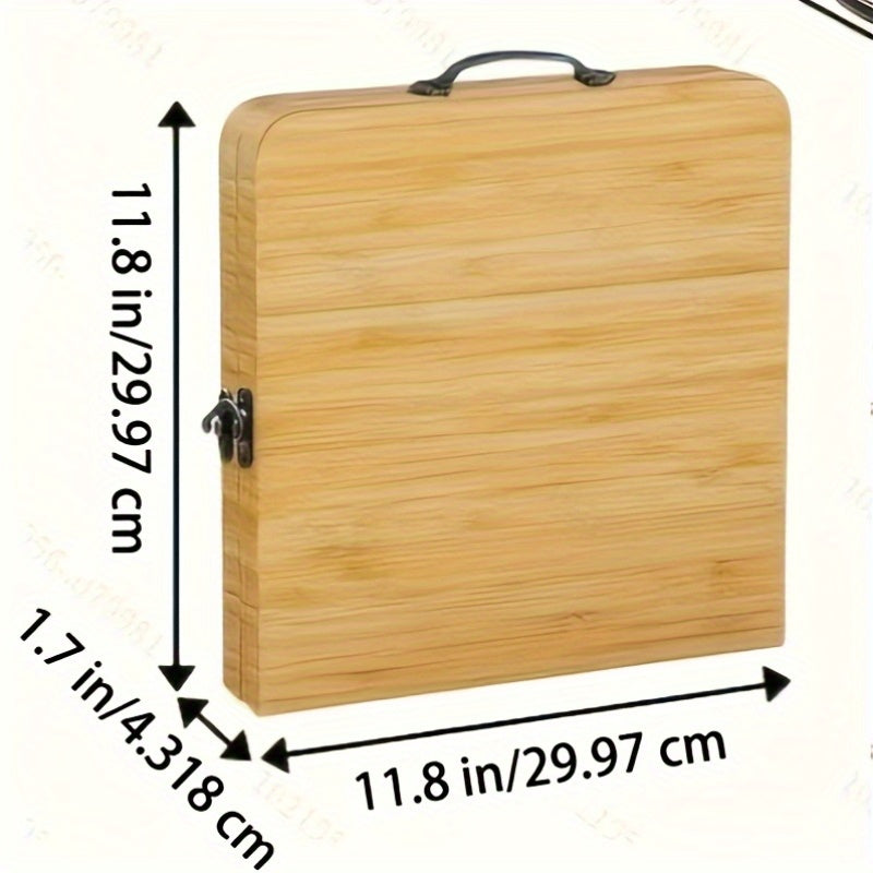 Wooden Cheese Platter Board with Box