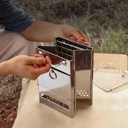 Unleash the Flavor of the Outdoors with Our Folding Wood Stove