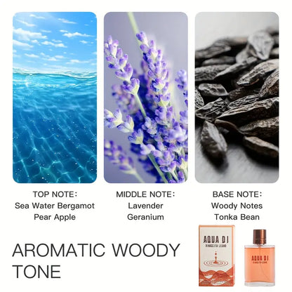 Woody Elegance: 100ml Refreshing Eau De Toilette for Men