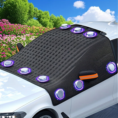 Extra Large Magnetic Car Windshield Sunshade Cover