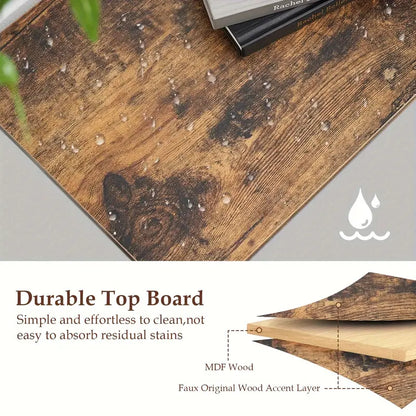 Versatile Bedside Table Organizer - Brown