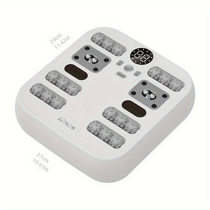 Foot Massager with Constant Temperature Heating & Magnetic Infrared Induction(White)
