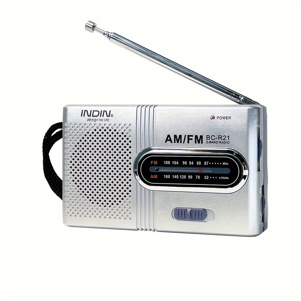 Portable AM/FM Mini Radio with Headphone Jack