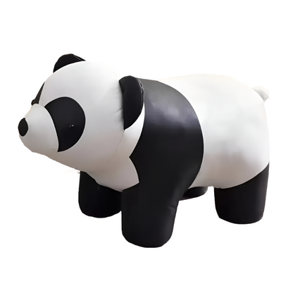 Solid Wood Bench - Charming Panda-Shaped