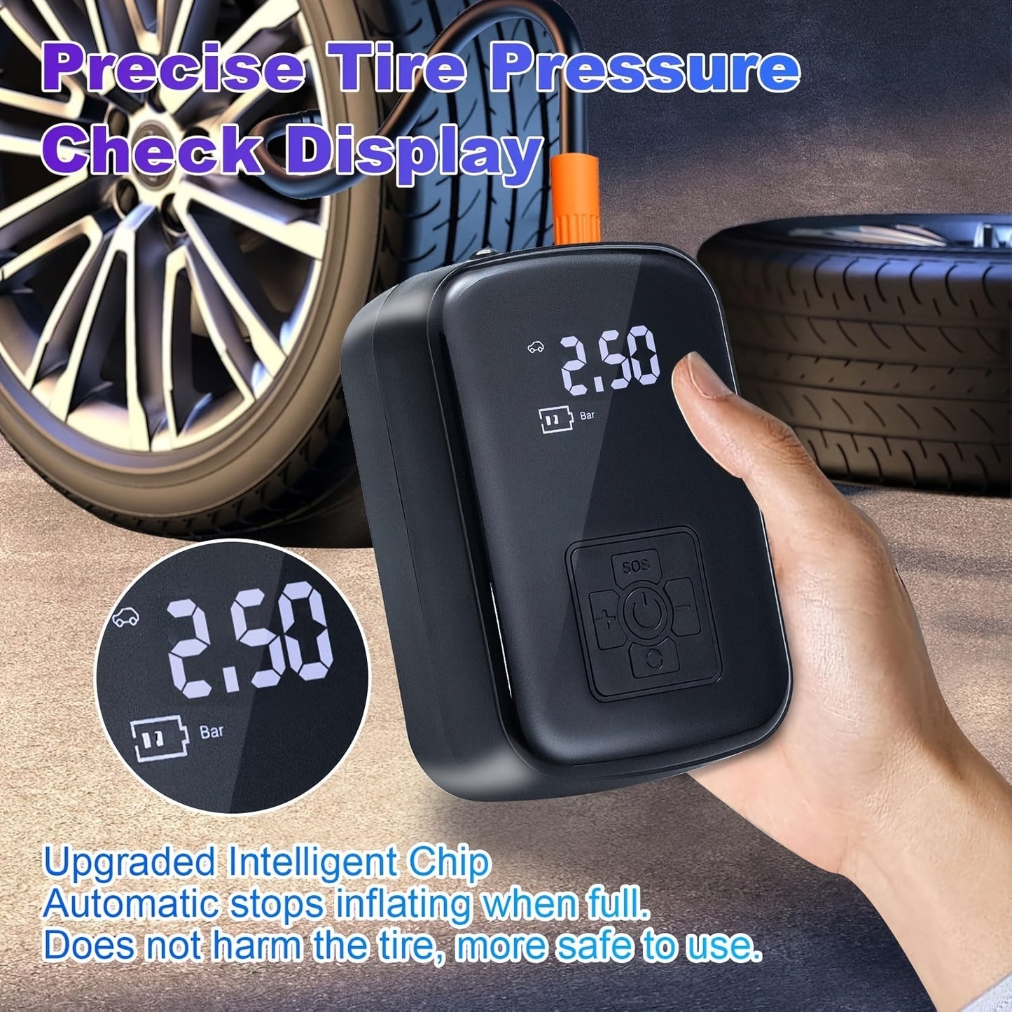 Portable Air Compressor Pump for Car