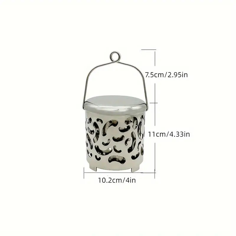 Compact Stainless Steel Heating Stove - Mini Heater Stove