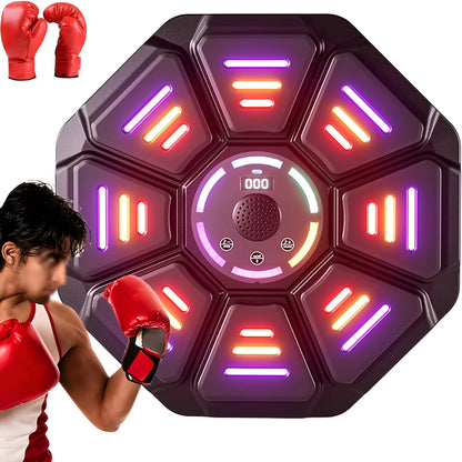 Boxing Target with LED & Gloves