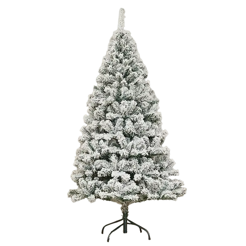 High-End 180cm Christmas White Simulation Artificial Snow Cedar Tree with 600 Branches