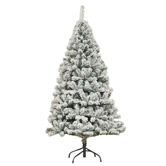 High-End 180cm Christmas White Simulation Artificial Snow Cedar Tree with 600 Branches