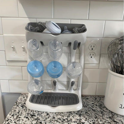 Bottle Drying Rack with Removable Drain Tray