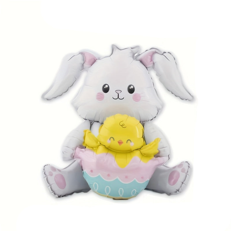 Cute Sitting & Standing Bunny Balloon Easter Decoration
