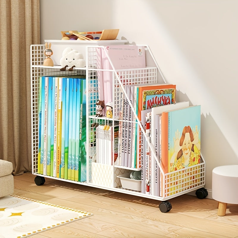 Mobile Storage Cart with Wheels for Desk Organization