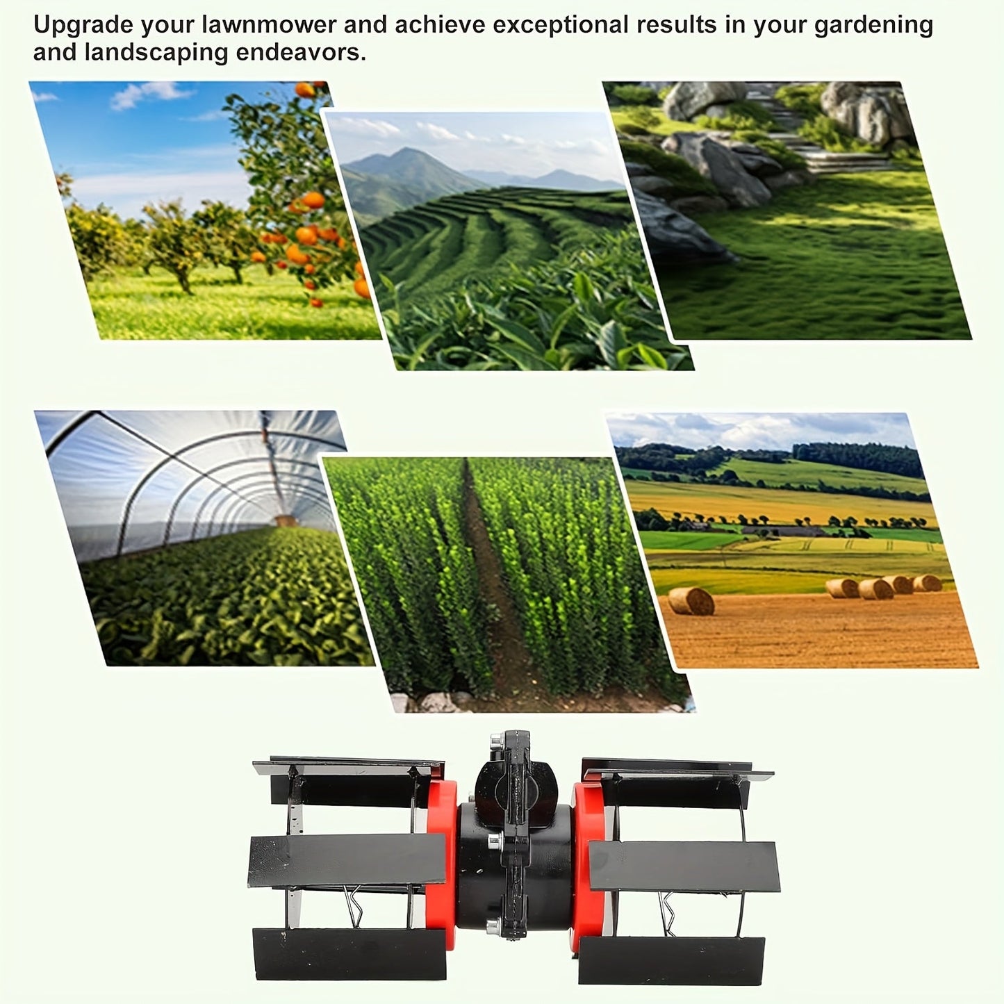 9-Blade Grass Trimmer Weeding Wheel