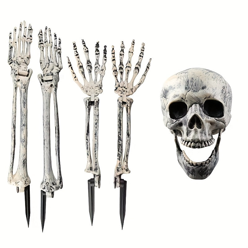 Halloween Skeleton Stakes for Outdoor (5pcs)