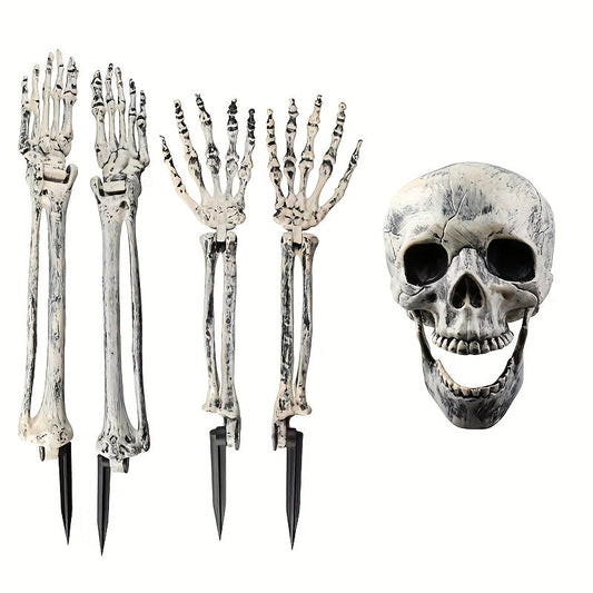 Halloween Skeleton Stakes for Outdoor (5pcs)