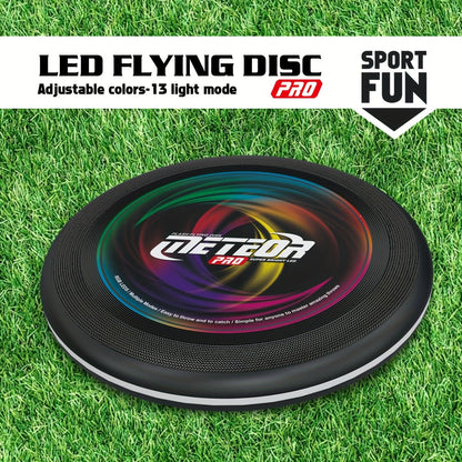 Light-Up Flying Disc USB Rechargeable Game Toy