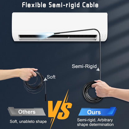 Borescope Camera with Light & Screen (1080P HD)