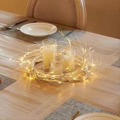 1-Pack Simulated Birch Branch Lights - 4.92ft, 45 Light Beads