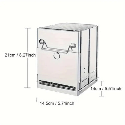 Stainless Steel Portable Camping Stove for Survival Cooking